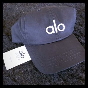brand new, nwt,black alo hat